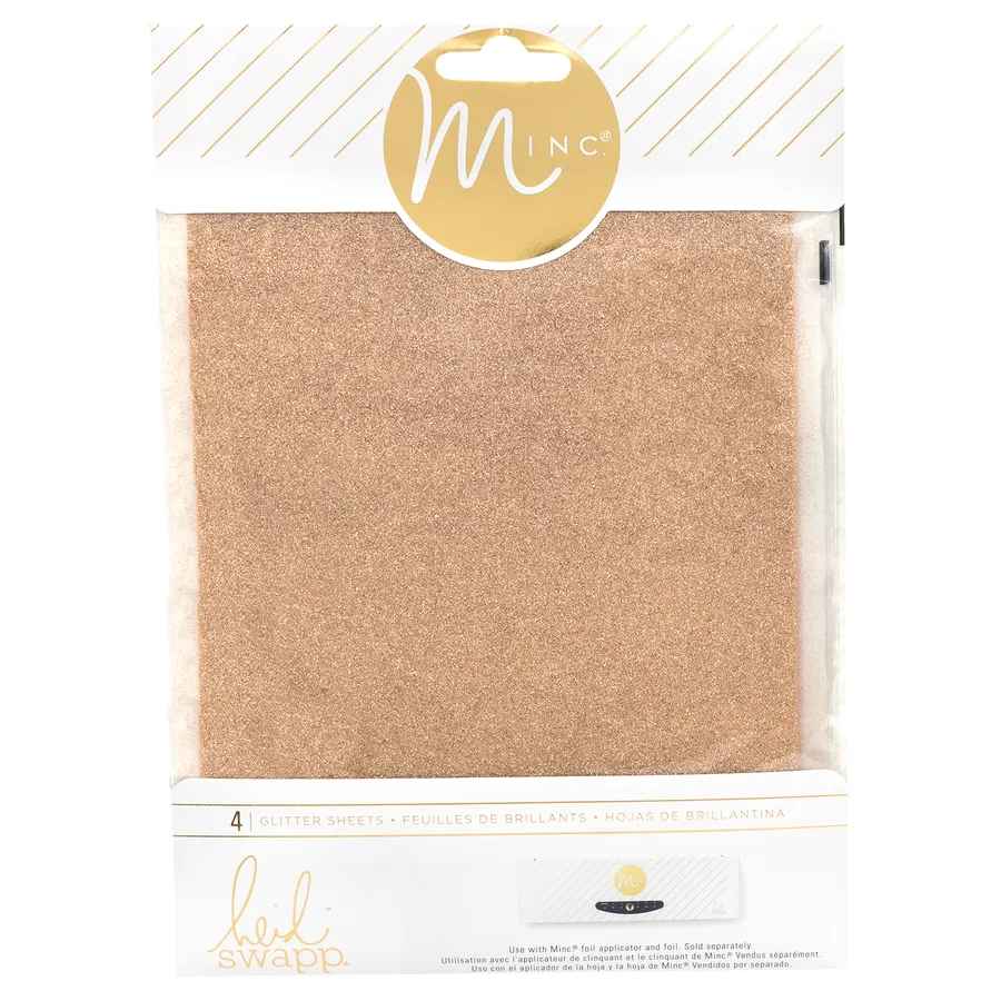 Wr – Foil Rose Gold – Minc – Glitter Sheets