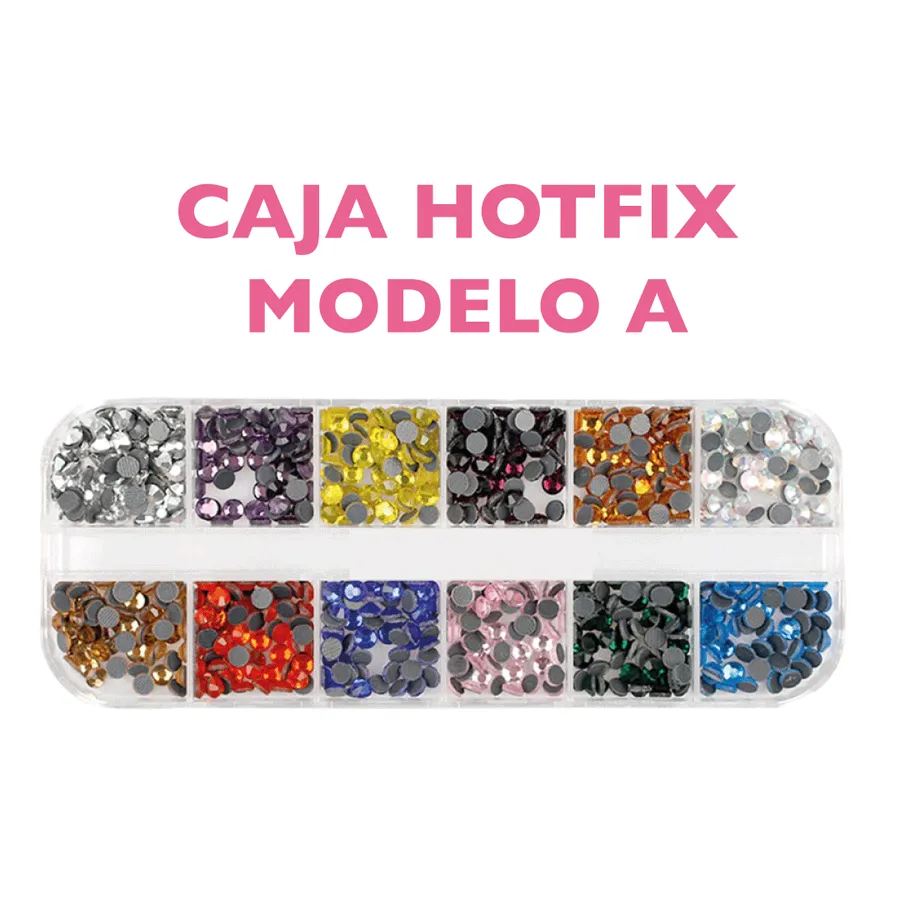 Caja Cristales Hotfix – Mix Colores SS16 – Modelo A