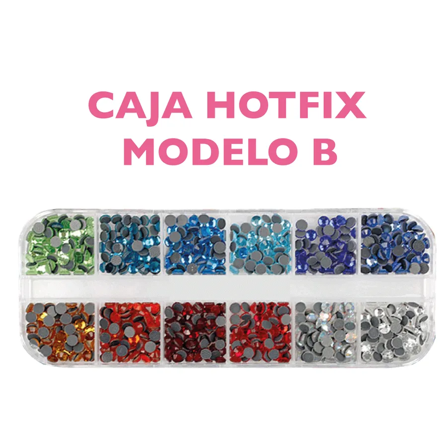 Caja Cristales Hotfix – Mix Colores SS16 – Modelo B